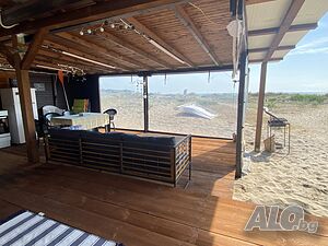 Къщи за гости Гергьовден на плажа! Каравана КИТЕН + ВЕРАНДА + BBQ - от 240€