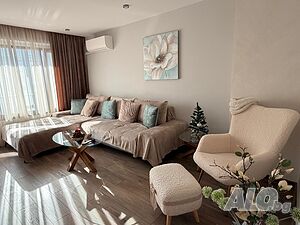 нощувки Стилен двустаен апартамент за нощувки до Mall Plaza Burgas - кв. Изгрев, Бургас