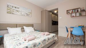 нощувки Студио Булаир до плажа, с безплатно паркиране