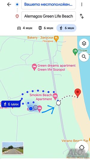 нощувки Студио в Грйин Лайф Созопол