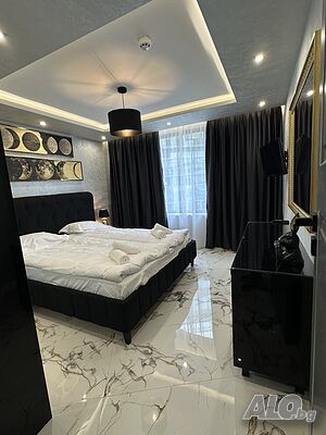 нощувки Двустаен Апартамент първа линия море Бургас супер лукс + безплатно паркомясто